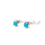 Turquoise Silver Cufflinks