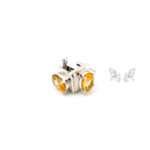 Citrine Silver Cufflinks