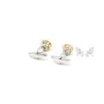 Citrine Silver Cufflinks