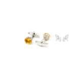Citrine Silver Cufflinks