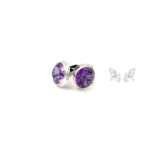 Silver Alexandrite Cufflinks
