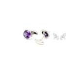 Silver Alexandrite Cufflinks