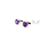 Silver Alexandrite Cufflinks