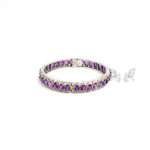 Amethyst bangle-bracelet