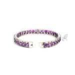 Amethyst bangle-bracelet
