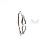 sapphire bangle bracelet