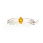 Citrine Bangle Bracelet