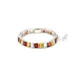 citrine tennis bracelet