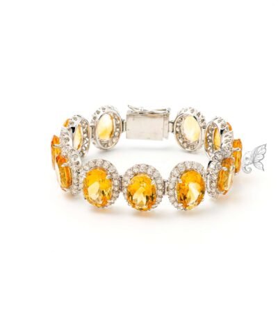 Citrine Statement Bracelet