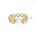 Citrine Statement Bracelet