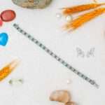 Silver Gemstone Bracelet