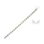 Silver Gemstone Bracelet