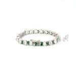 Silver Gemstone Bracelet