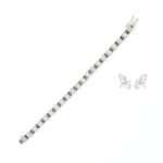 Moonstone & Blue Sapphire Bracelet for Women